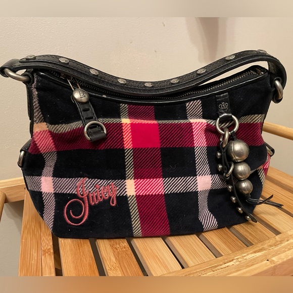 Juicy Couture Plaid Handbag and Wallet Set - Picture 8 of 14